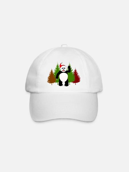 SANTA PANDA - Baseballkappe - Weiß/Weiß