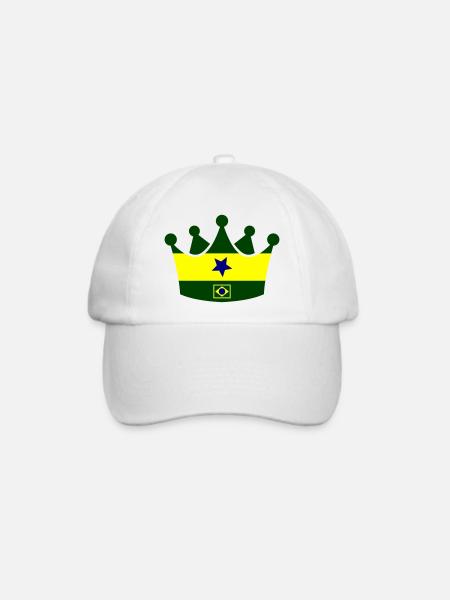 Brasilien Krone - Baseballkappe - Weiß/Weiß