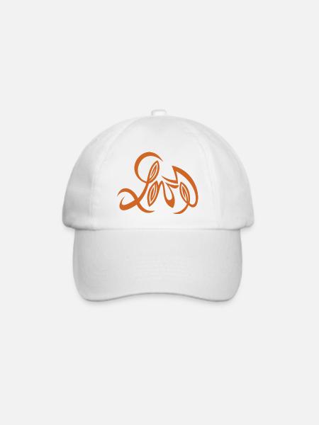 Love Design von Cean - Baseballkappe - Weiß/Weiß