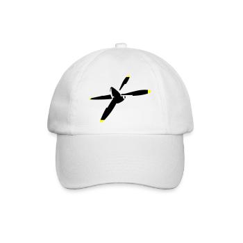 Propeller - Baseballkappe - Weiß/Weiß - Vorne