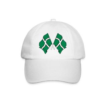 Devon Cross-Flaggen - Baseballkappe - Weiß/Weiß - Vorne