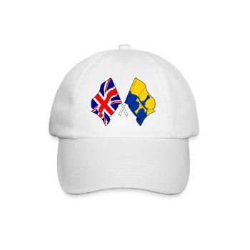 Durham & Großbritannien - Baseballkappe - Weiß/Weiß - Vorne