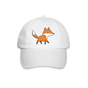 kleines Fuchskind - Baseballkappe - Weiß/Weiß - Vorne