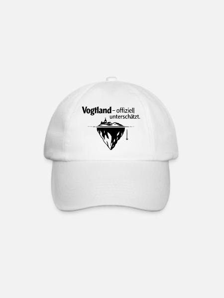 Vogtland - unterschätzt - Baseballkappe - Weiß/Weiß