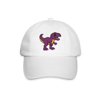Dino - Baseballkappe - Weiß/Weiß - Vorne