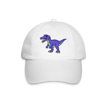 Dino - Baseballkappe - Weiß/Weiß - Vorne