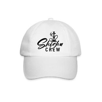 Shisha Crew - Baseballkappe - Weiß/Weiß - Vorne