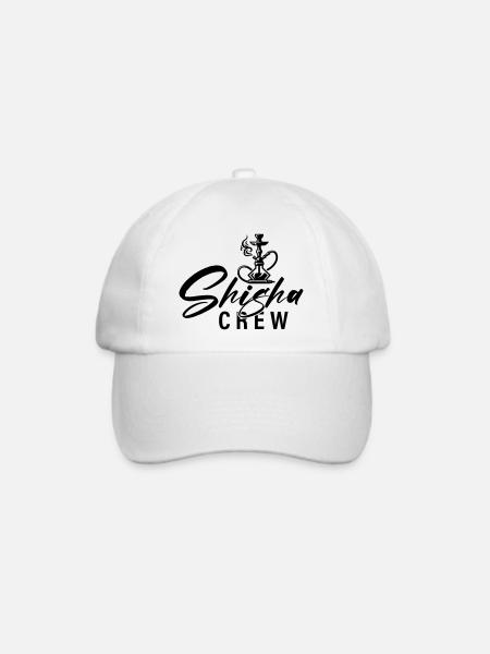 Shisha Crew - Baseballkappe - Weiß/Weiß