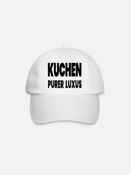 Kuchen - Baseballkappe - Weiß/Weiß