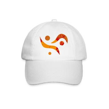 yoga-design_35 - Baseballkappe - Weiß/Weiß - Vorne