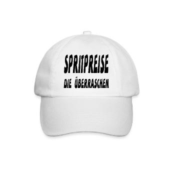 Benzin - Baseballkappe - Weiß/Weiß - Vorne