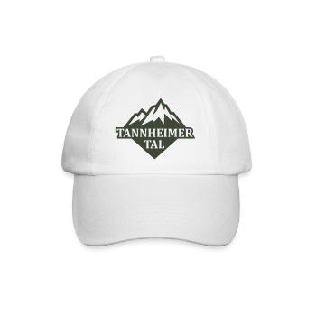 Tannheimer Tal Berglandschaft - Baseballkappe - Weiß/Weiß - Vorne