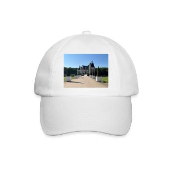 Burg von Chenonceau - Baseballkappe - Weiß/Weiß - Vorne