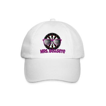 Mrs. Bullseye - Baseballkappe - Weiß/Weiß - Vorne