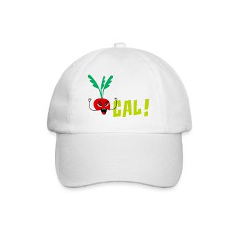 Rettich - Baseballkappe - Weiß/Weiß - Vorne