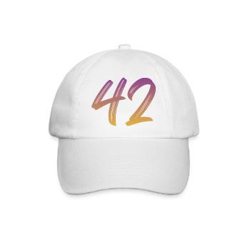 42 - Baseballkappe - Weiß/Weiß - Vorne