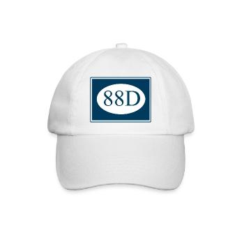Chinesisches Abzeichen der 88. Division (Alternative Version) - Baseballkappe - Weiß/Weiß - Vorne