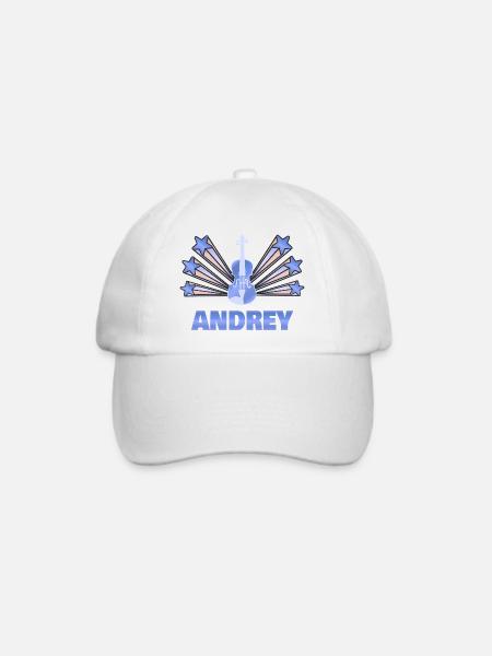 Andrey - Baseballkappe - Weiß/Weiß