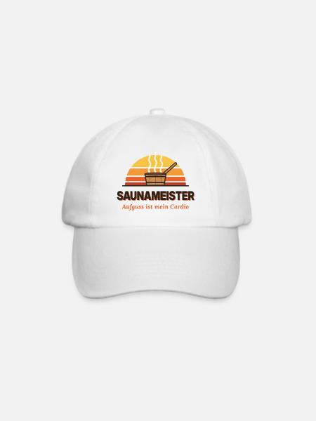 Sauna Meister Cardio Kraft - Baseballkappe - Weiß/Weiß