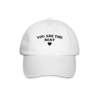 You are the best - Baseballkappe - Weiß/Weiß - Vorne