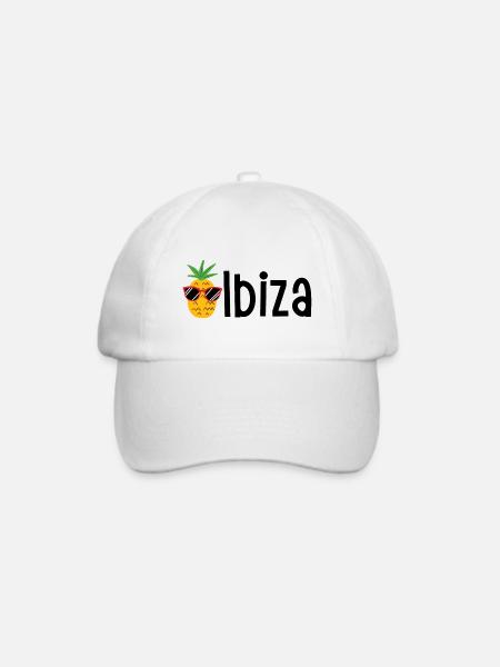 Ibiza - Baseballkappe - Weiß/Weiß