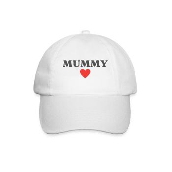 Best Mummy ever - Baseballkappe - Weiß/Weiß - Vorne