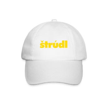 štrúdl - Baseballkappe - Weiß/Weiß - Vorne