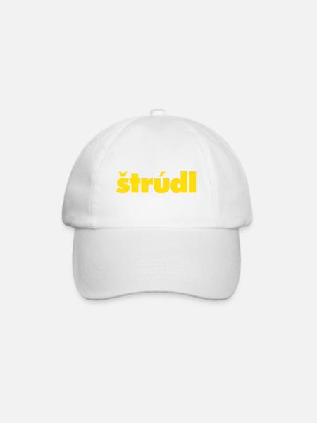 štrúdl - Baseballkappe - Weiß/Weiß