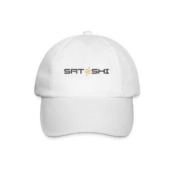 Satoshi dark - Baseballkappe - Weiß/Weiß - Vorne