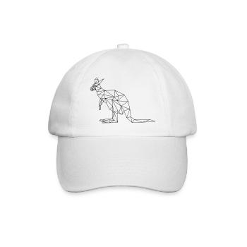 Känguru - Baseballkappe - Weiß/Weiß - Vorne