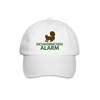 Eichhörnchen Alarm Schöne Bescherung Griswold witz - Baseballkappe - Weiß/Weiß - Vorne