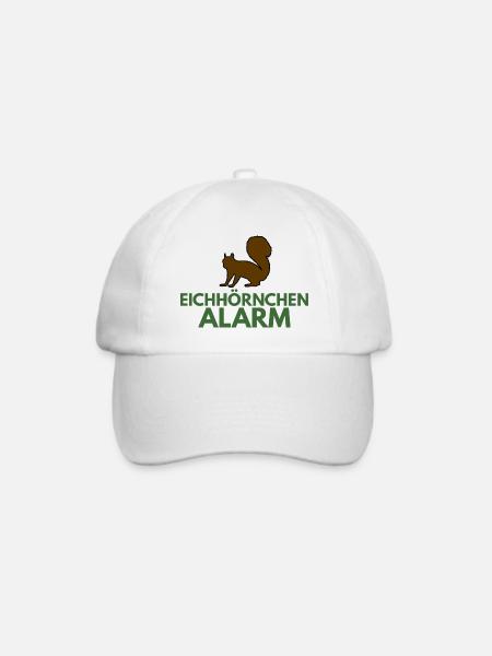 Eichhörnchen Alarm Schöne Bescherung Griswold witz - Baseballkappe - Weiß/Weiß