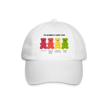 Gummibär - Baseballkappe - Weiß/Weiß - Vorne