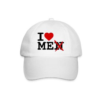 I love me - Baseballkappe - Weiß/Weiß - Vorne