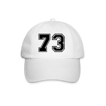 73 - Baseballkappe - Weiß/Weiß - Vorne