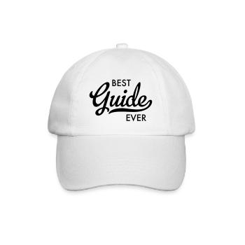 best guide ever - Baseballkappe - Weiß/Weiß - Vorne