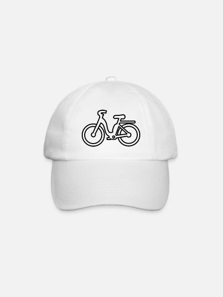 e-Bike / Pedelec - Kontur - Baseballkappe - Weiß/Weiß