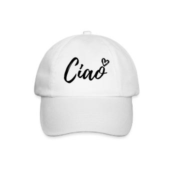 Ciao - Baseballkappe - Weiß/Weiß - Vorne