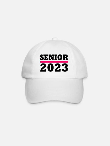 Senior 2023 - Baseballkappe - Weiß/Weiß