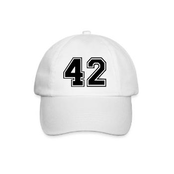 42 - Baseballkappe - Weiß/Weiß - Vorne
