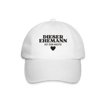 Dieser Ehemann ist der Beste - Baseballkappe - Weiß/Weiß - Vorne