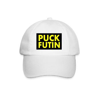 Puck futin - Baseballkappe - Weiß/Weiß - Vorne