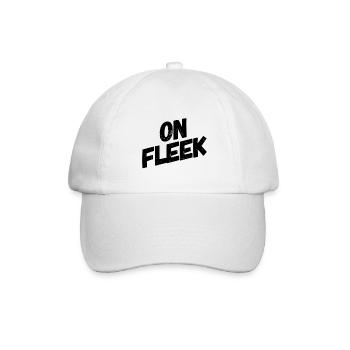On fleek - Baseballkappe - Weiß/Weiß - Vorne
