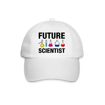 Future Scientist - Baseballkappe - Weiß/Weiß - Vorne