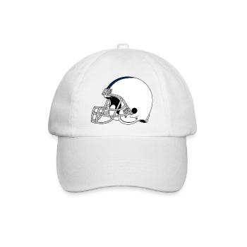 Football Helm - Baseballkappe - Weiß/Weiß - Vorne