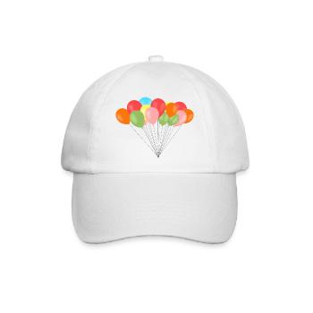 bunte ballons - Baseballkappe - Weiß/Weiß - Vorne