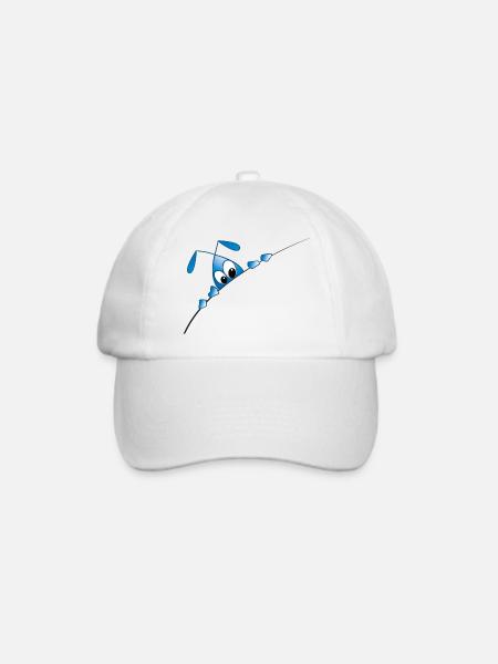 neugierige Ameise - Baseballkappe - Weiß/Weiß