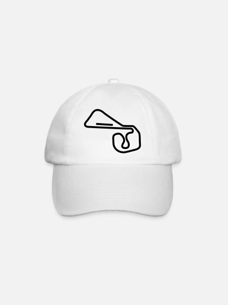 Schaltkreis Deutschland_c1 - Baseballkappe - Weiß/Weiß