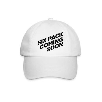 six pack - Baseballkappe - Weiß/Weiß - Vorne