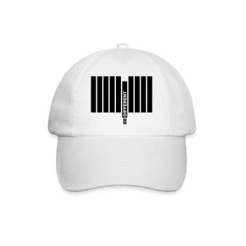 Be Different - Baseballkappe - Weiß/Weiß - Vorne
